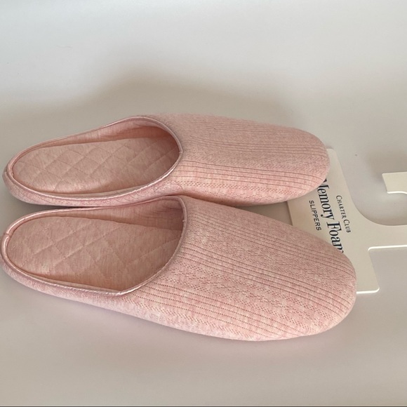 Charter Club Pointelle Closed-Toe Slippers X-Large - Picture 4 of 8